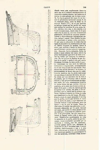 LAMINA ESPASA 32345: Casco de buque de madera