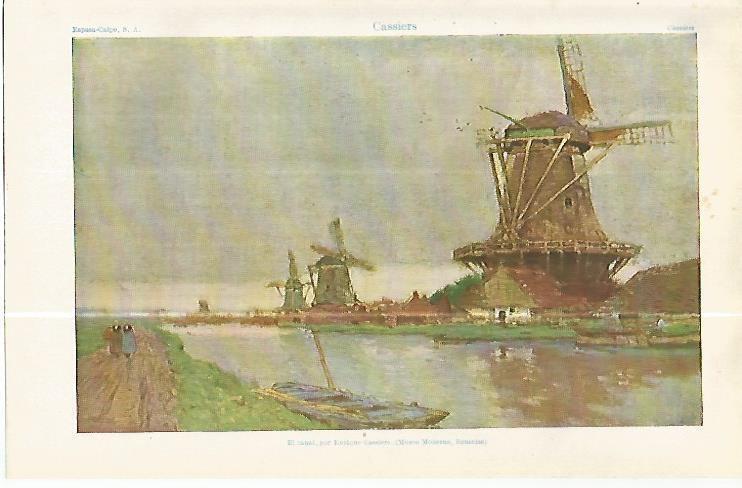 LAMINA ESPASA 32357: El canal, por Cassiers