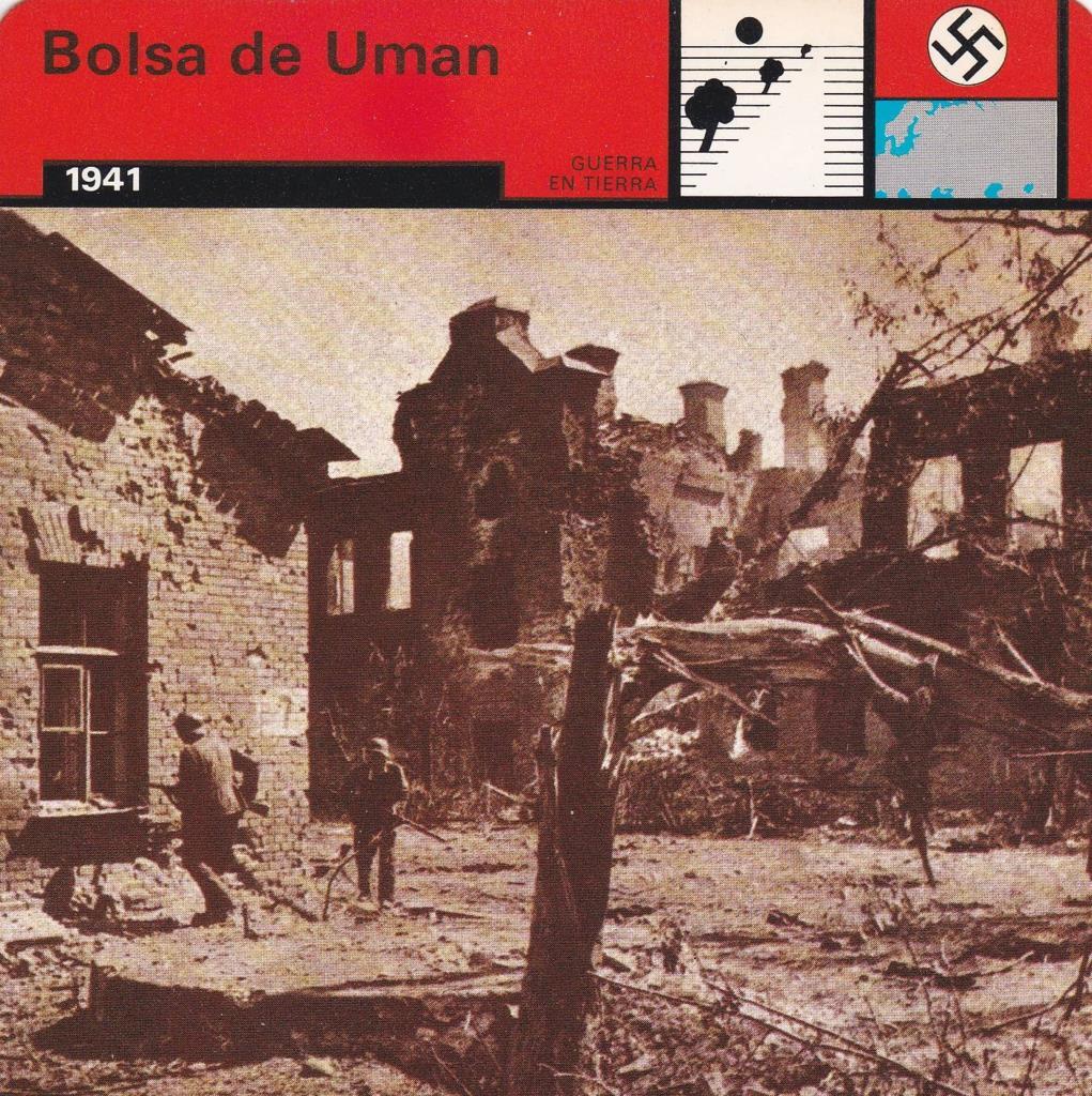 FICHA GUERRA EN TIERRA: BOLSA DE UMAN. 1941