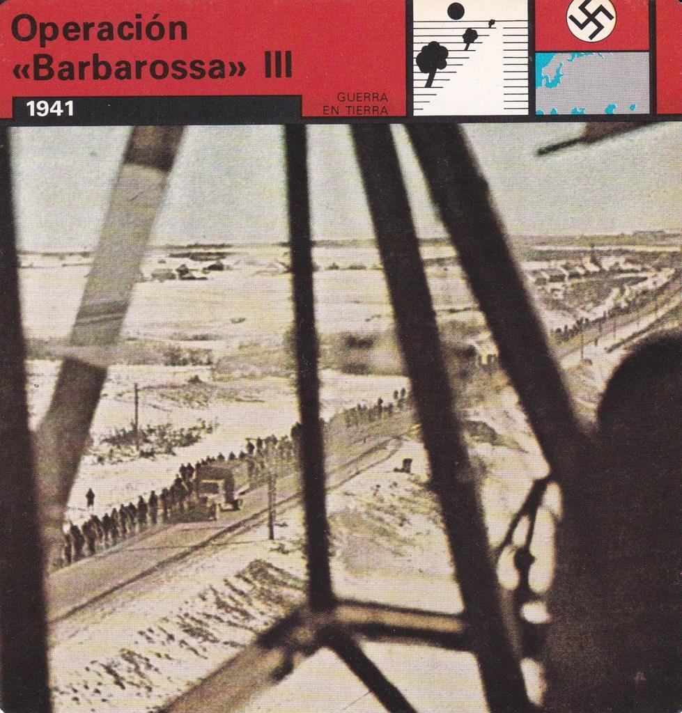 FICHA GUERRA EN TIERRA: OPERACIÓN "BARBAROSSA" III. 1941