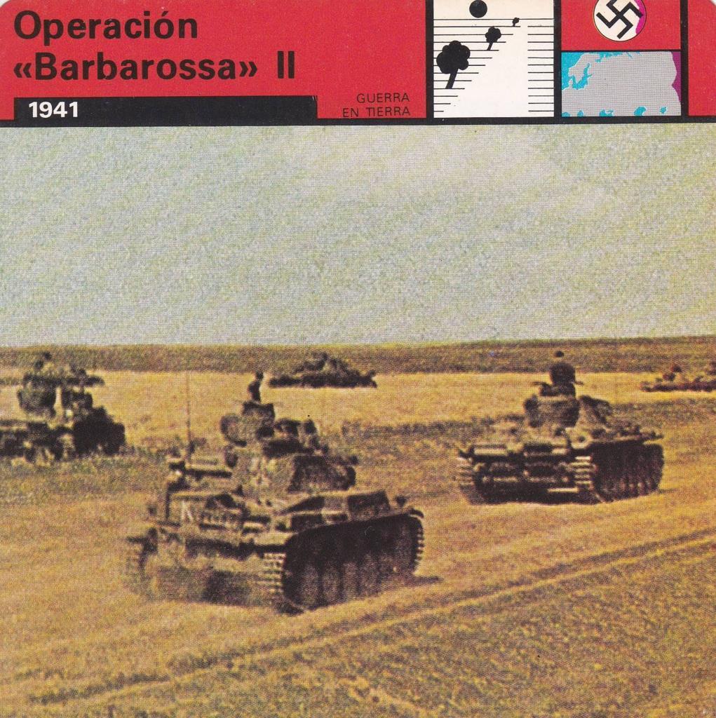 FICHA GUERRA EN TIERRA: OPERACIÓN "BARBAROSSA" II. 1941