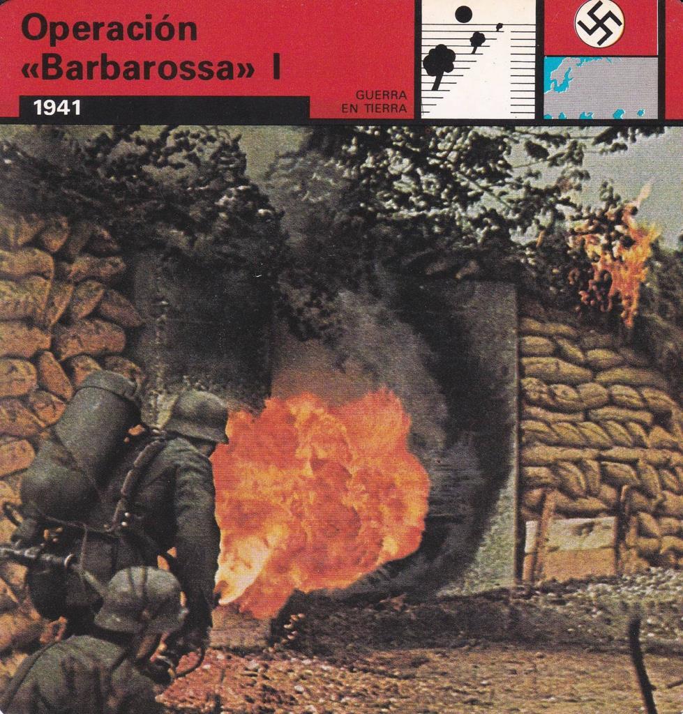 FICHA GUERRA EN TIERRA: OPERACIÓN "BARBAROSSA" I. 1941