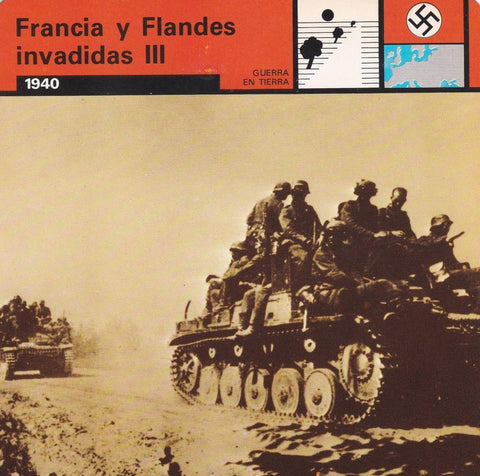 FICHA GUERRA EN TIERRA: FRANCIA Y FLANDES INVADIDAS III. 1940