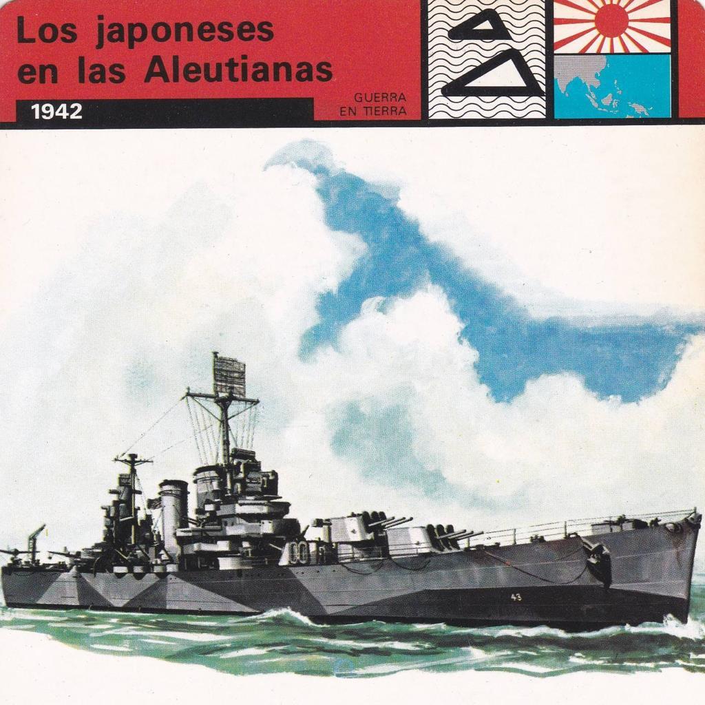 FICHA GUERRA EN TIERRA: LOS JAPONESES EN LAS ALEUTIANAS. 1942