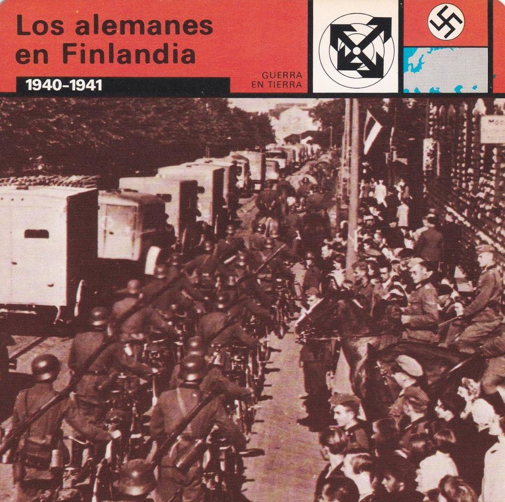 FICHA GUERRA EN TIERRA: LOS ALEMANES EN FINLANDIA. 1940-1941