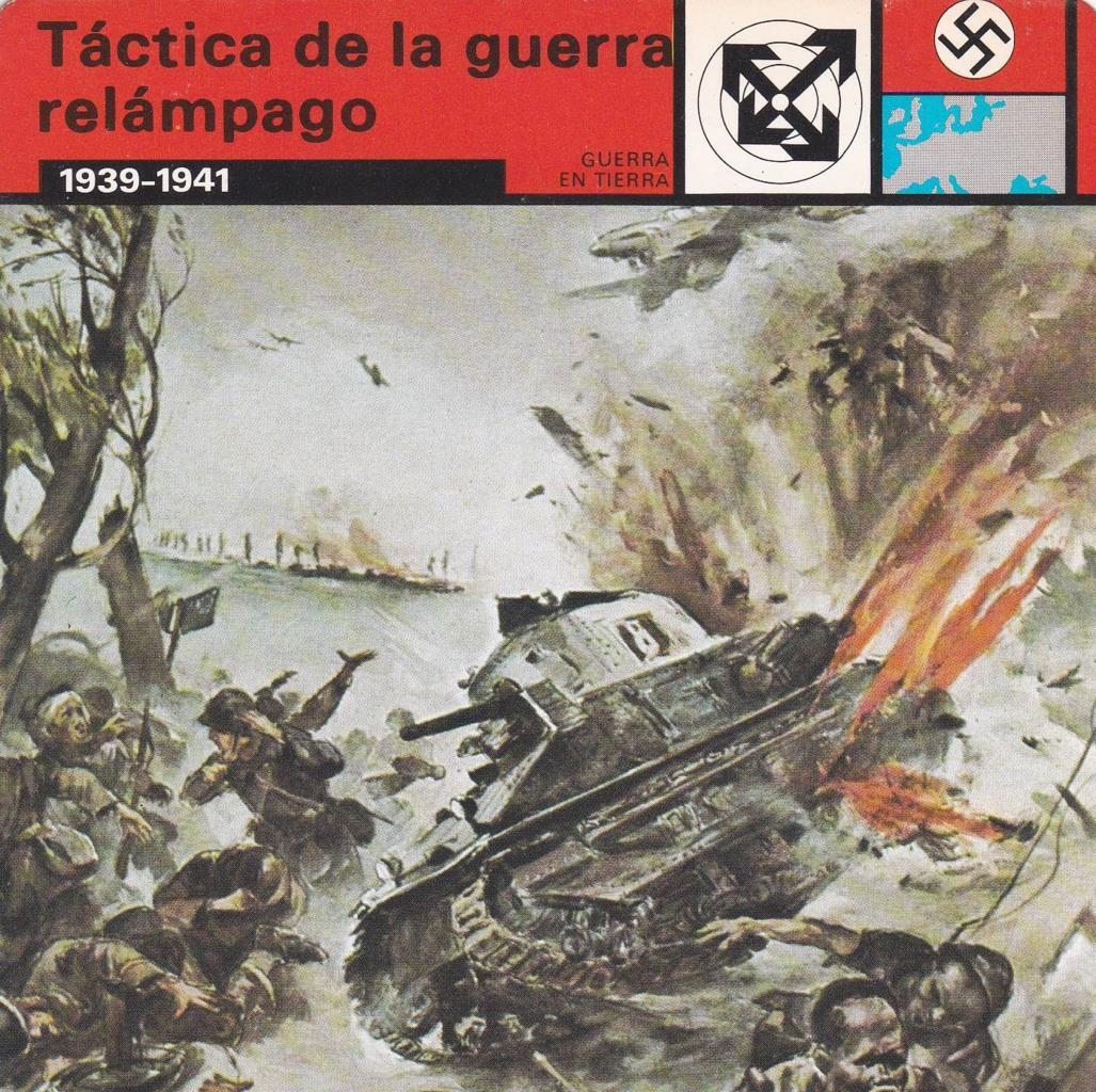 FICHA GUERRA EN TIERRA: TACTICA DE LA GUERRA RELAMPAGO. 1939.1941