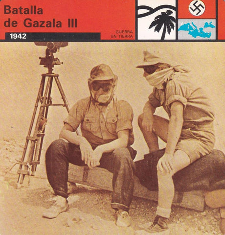 FICHA GUERRA EN TIERRA: BATALLA DE GAZALA III. 1942