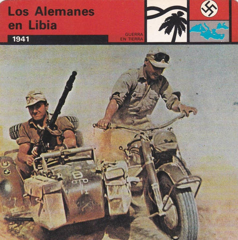 FICHA GUERRA EN TIERRA: LOS ALEMANES EN LIBIA. 1941