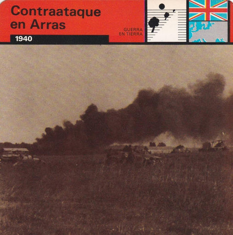 FICHA GUERRA EN TIERRA: CONTRAATAQUE EN ARRAS. 1940