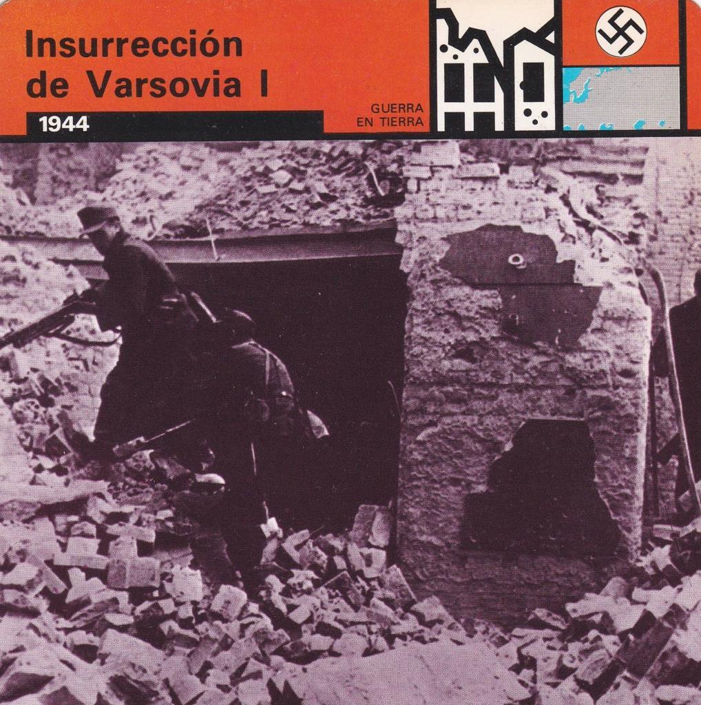 FICHA GUERRA EN TIERRA: INSURRECCION DE VARSOVIA I. 1944