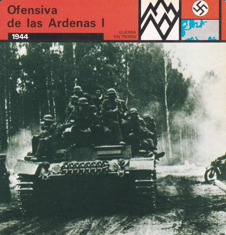 FICHA GUERRA EN TIERRA: OFENSIVA DE LAS ARDENAS I. 1944