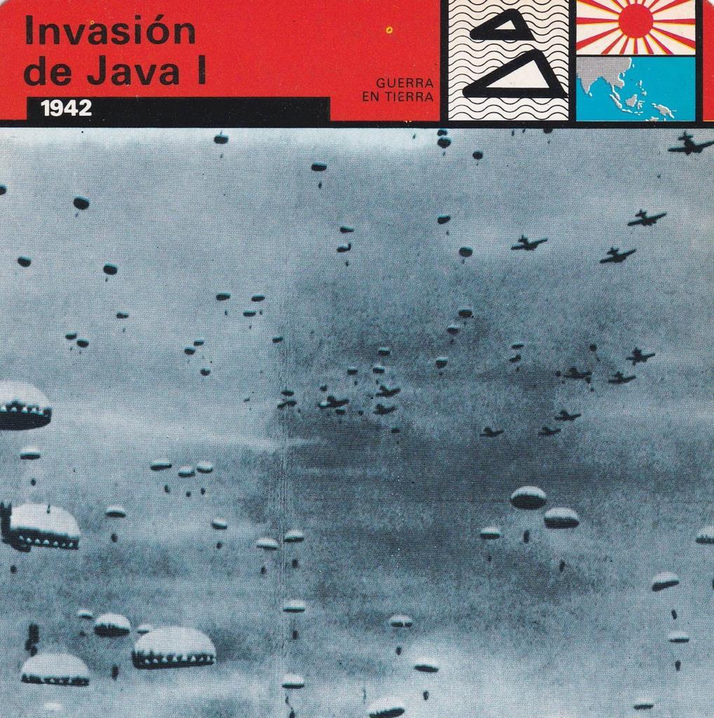 FICHA GUERRA EN TIERRA: INVASION DE JAVA I. 1942