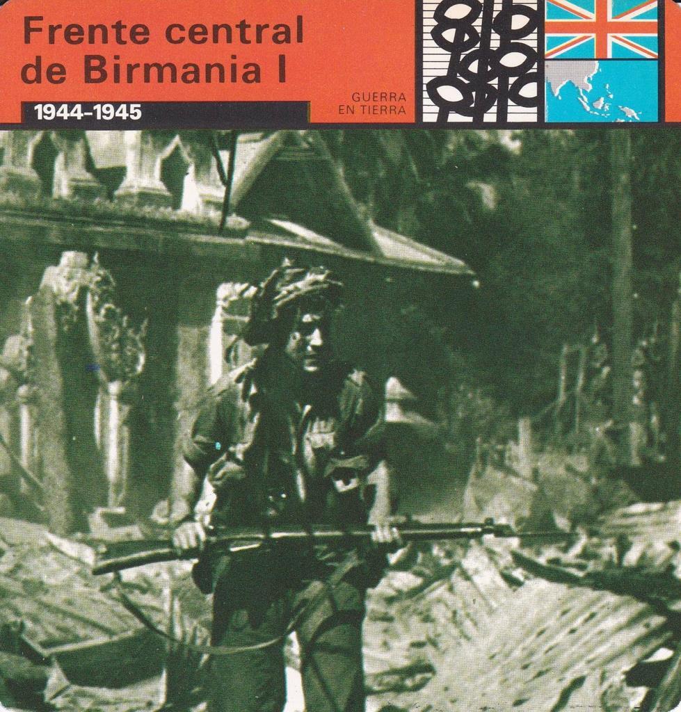 FICHA GUERRA EN TIERRA: FRENTE CENTRAL DE BIRMANIA I. 1944-1945