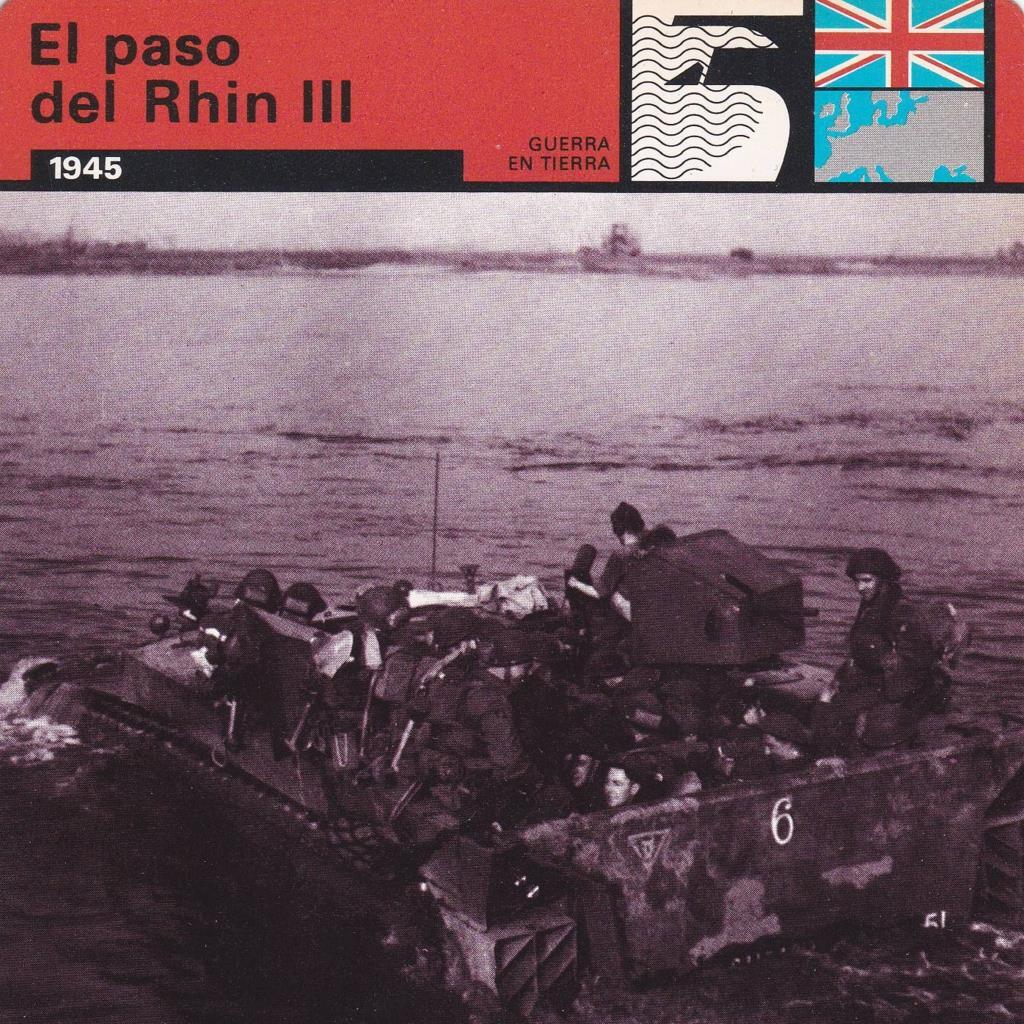 FICHA GUERRA EN TIERRA: EL PASO DEL RHIN III. 1945