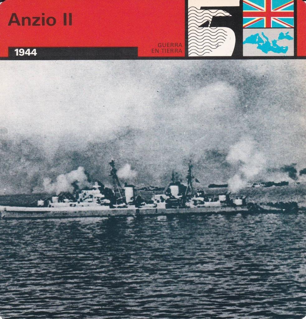 FICHA GUERRA EN TIERRA: ANZIO II. 1944