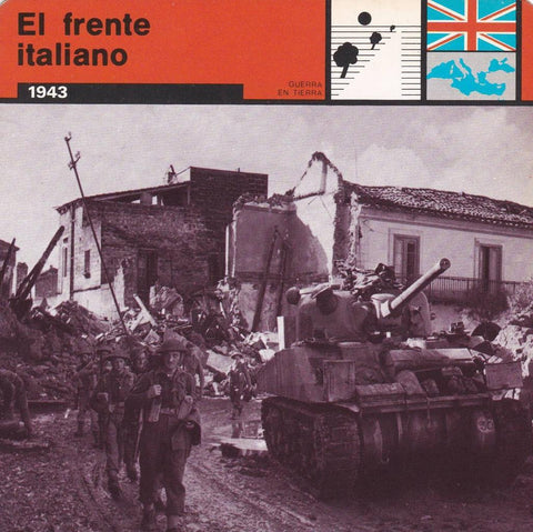 FICHA GUERRA EN TIERRA: EL FRENTE ITALIANO. 1943