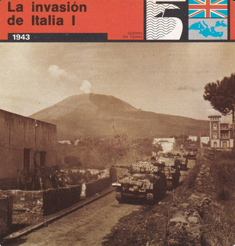 FICHA GUERRA EN TIERRA: LA INVASION DE ITALIA I. 1943