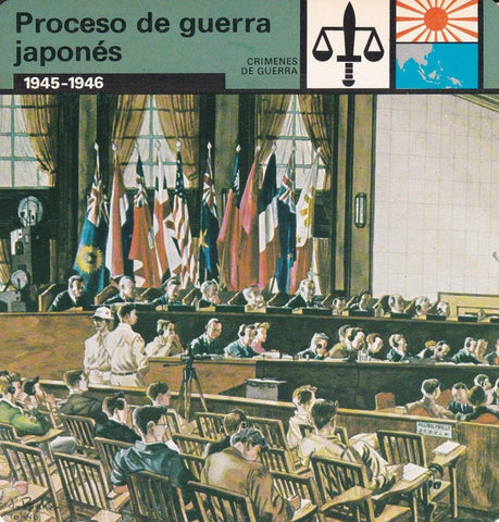 FICHA CRIMENES DE GUERRA: PROCESO DE GUERRA JAPONES. 1946-1946