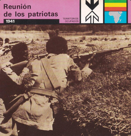 FICHA TERRITORIOS OCUPADOS: REUNION DE LOS PATRIOTAS. 1941