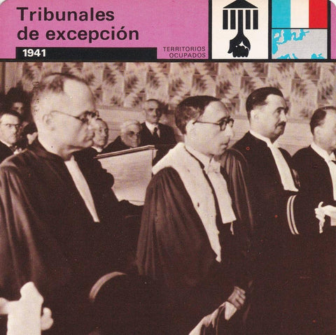 FICHA TERRITORIOS OCUPADOS: TRIBUNALES DE EXCEPCION. 1941