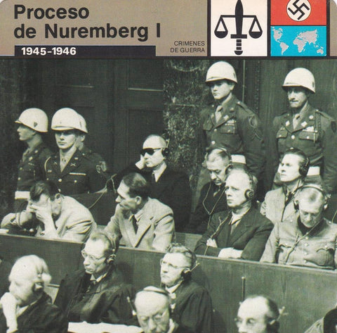 FICHA CRIMENES DE GUERRA: PROCESO DE NUREMBERG I. 1945-1946