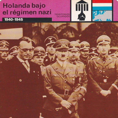 FICHA TERRITORIOS OCUPADOS: HOLANDA BAJO EL REGIMEN NAZI. 1940-1945