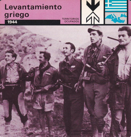 FICHA TERRITORIOS OCUPADOS: LEVANTAMIENTO GRIEGO. 1944
