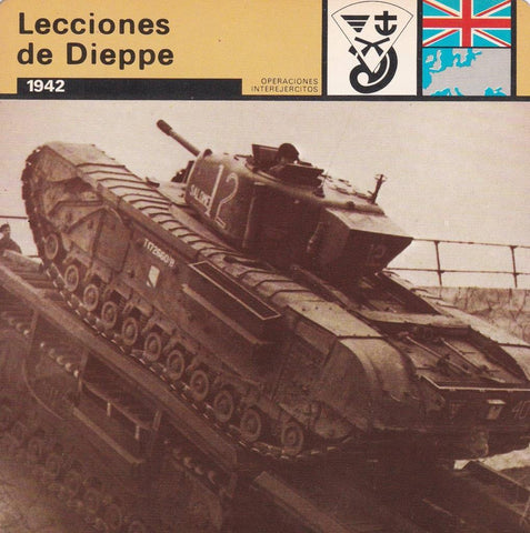 FICHA OPERACIONES INTEREJERCITOS: LECCIONES DE DIEPPE. 1942