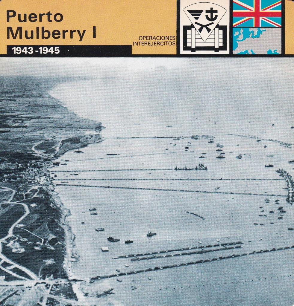 FICHA OPERACIONES INTEREJERCITOS: PUERTO MULBERRY I. 1943-1945