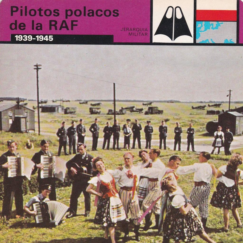 FICHA JERARQUIA MILITAR: PILOTOS POLACOS DE LA RAF. 1939-1945