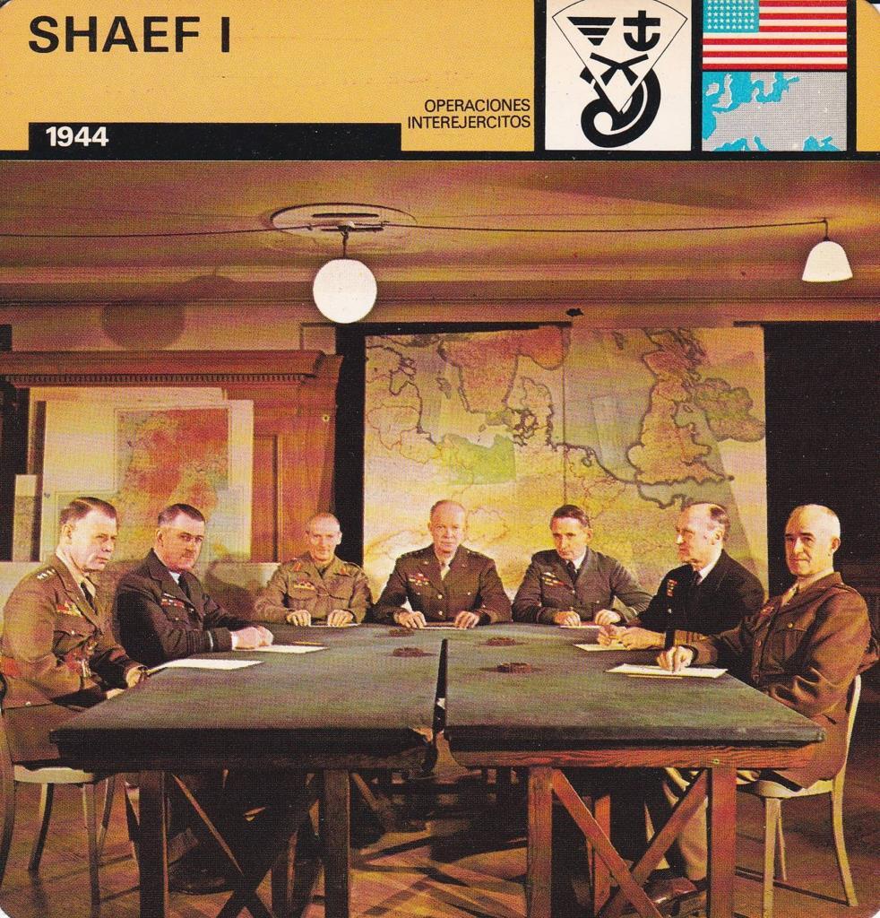 FICHA OPERACIONES INTEREJERCITOS: SHAEF I. 1944