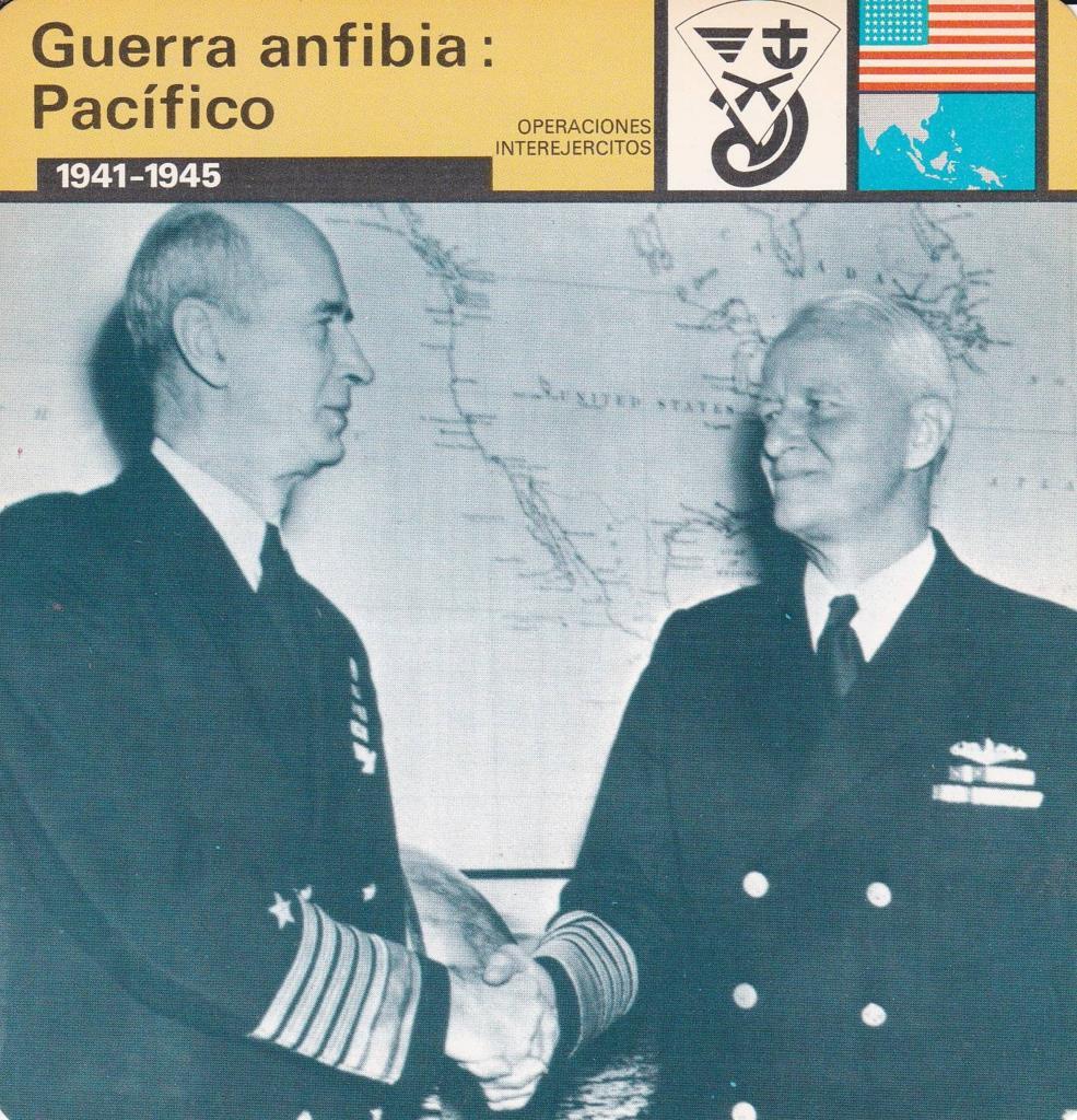 FICHA OPERACIONES INTEREJERCITOS: GUERRA ANFIBIA: PACIFICO. 1941-1945