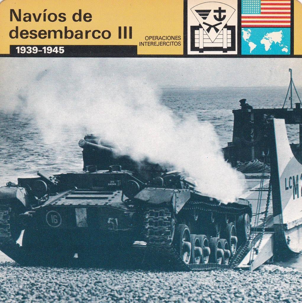 FICHA OPERACIONES INTEREJERCITOS: NAVIOS DE DESEMBARCO III. 1939-1945