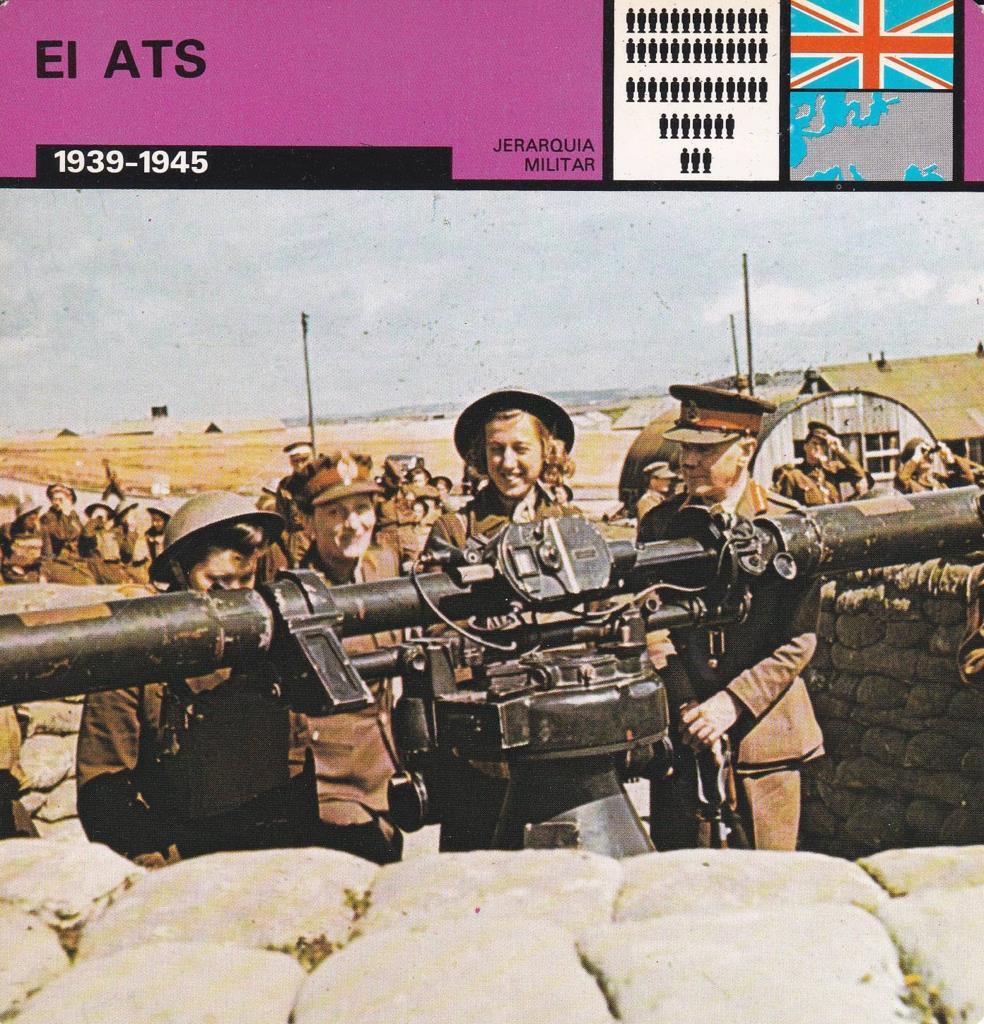 FICHA JERARQUIA MILITAR: EL ATS. 1939-1945