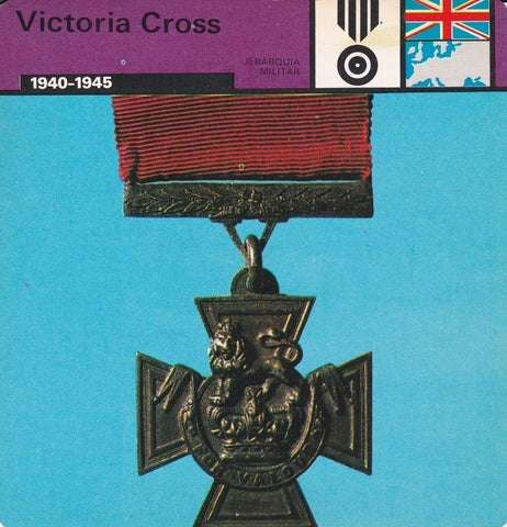 FICHA JERARQUIA MILITAR: VICTORIA CROSS. 1940-1945