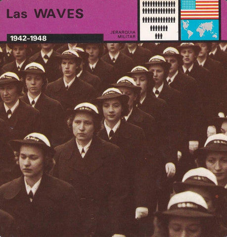 FICHA JERARQUIA MILITAR: LAS WAVES. 1942-1945