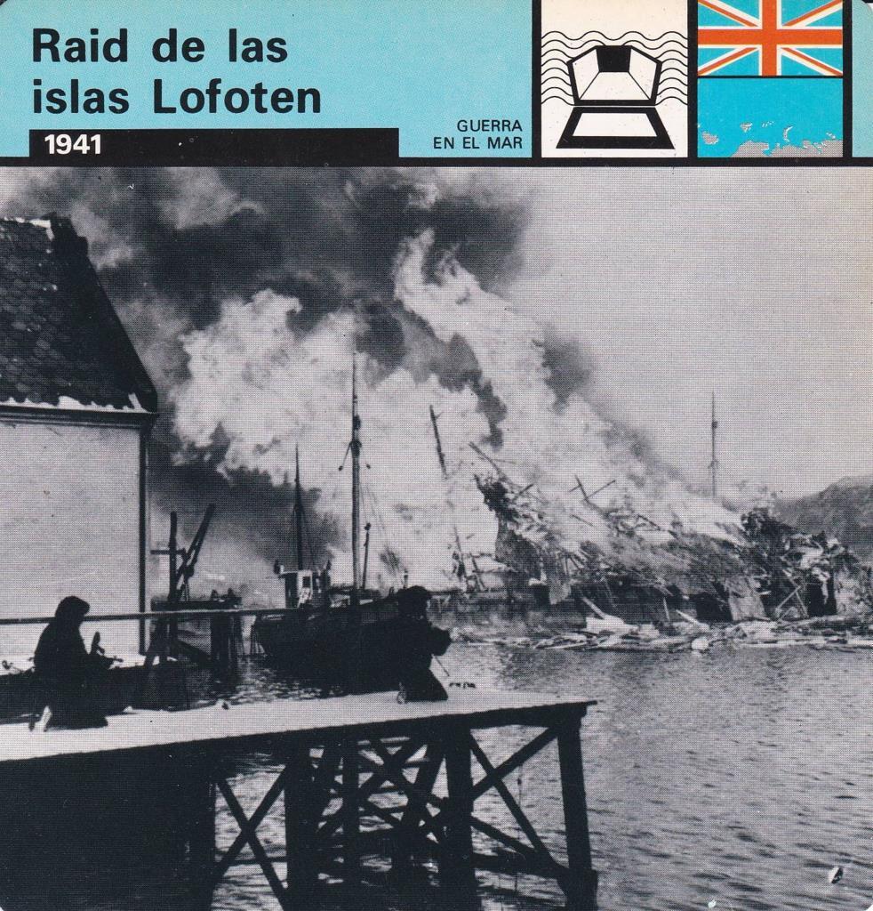 FICHA GUERRA EN EL MAR: RAID DE LAS ISLAS LOFOTEN. 1941