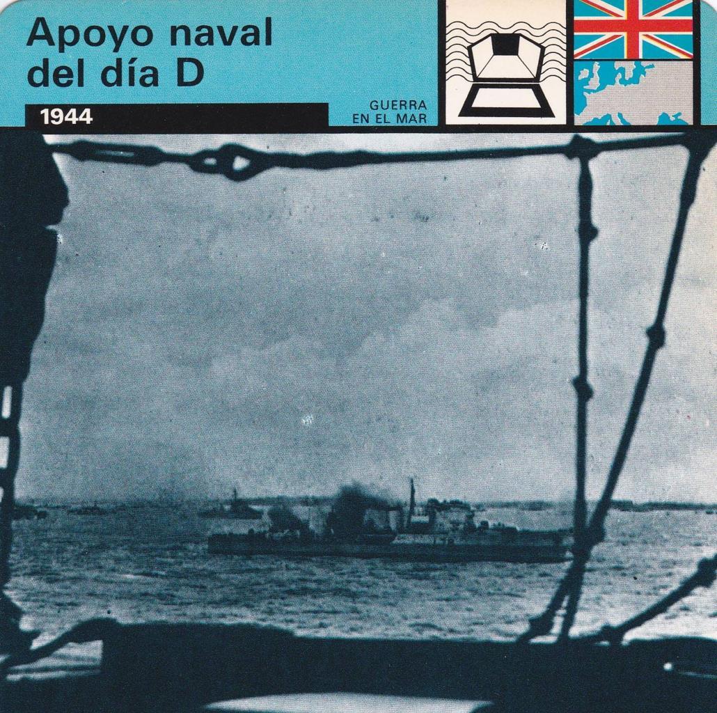 FICHA GUERRA EN EL MAR: APOYO NAVAL DEL DIA D. 1944