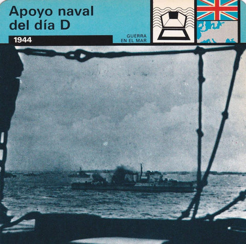 FICHA GUERRA EN EL MAR: APOYO NAVAL DEL DIA D. 1944