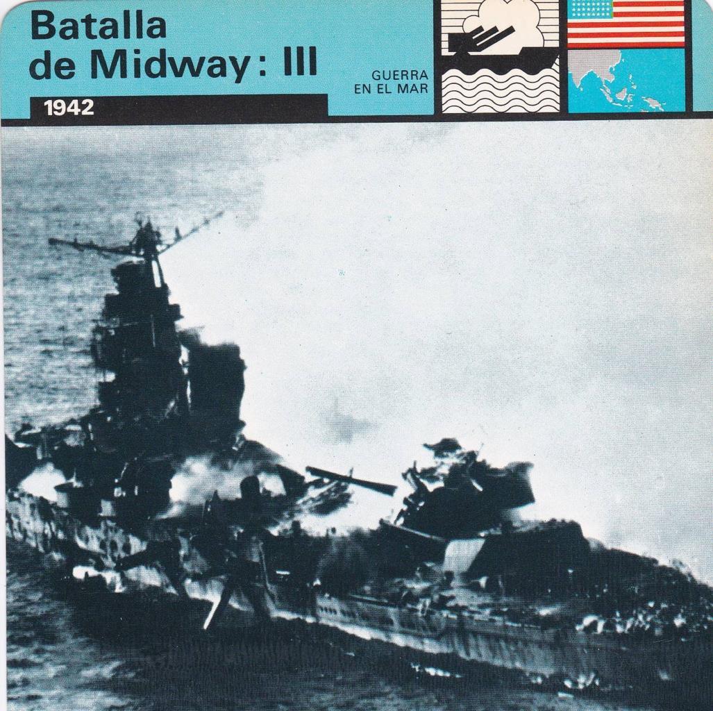 FICHA GUERRA EN EL MAR: BATALLA DE MIDWAY: III. 1942