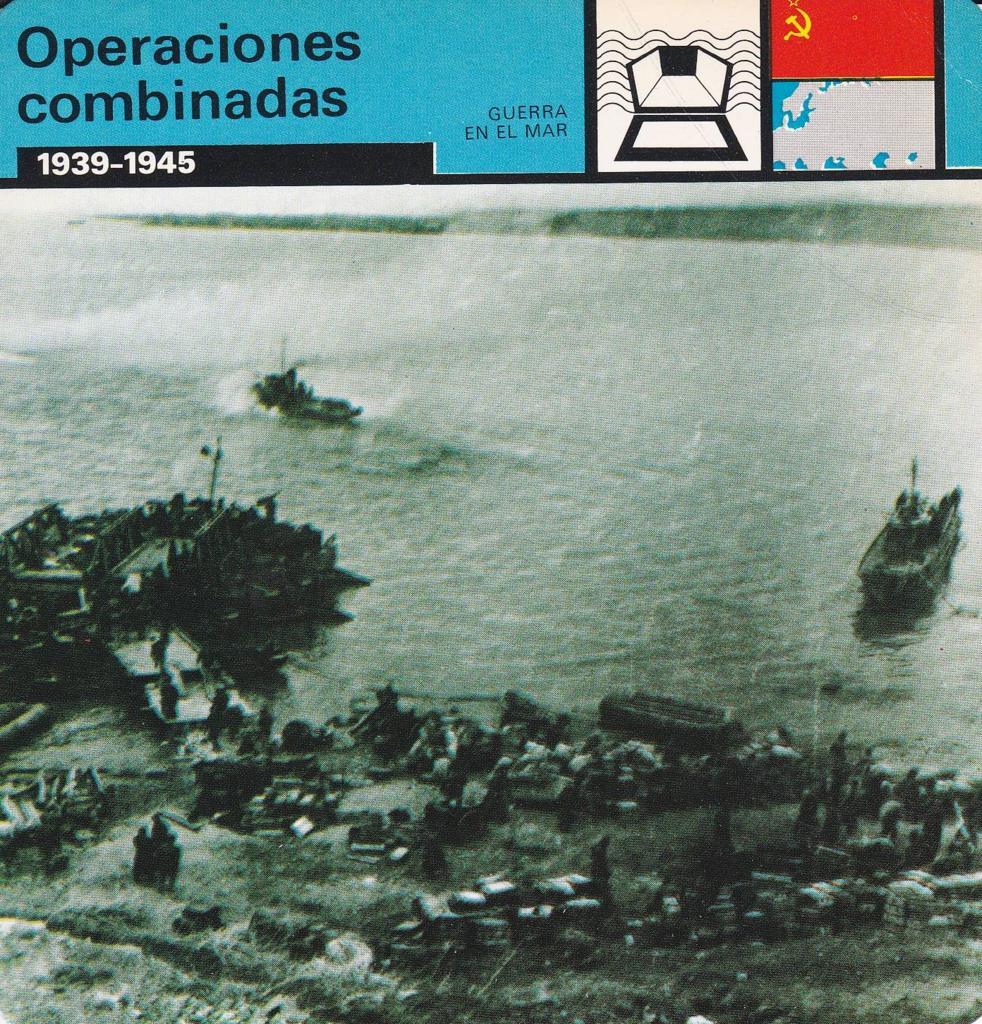 FICHA GUERRA EN EL MAR: OPERACIONES COMBINADAS. 1939-1945