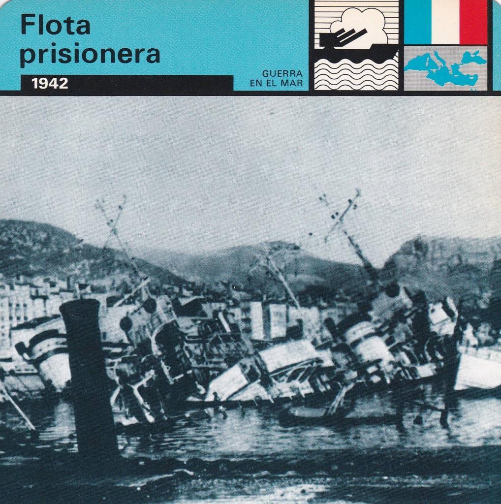 FICHA GUERRA EN EL MAR: FLOTA PRISIONERA. 1942