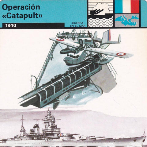 FICHA GUERRA EN EL MAR: OPERACIÓN "CATAPULT". 1940