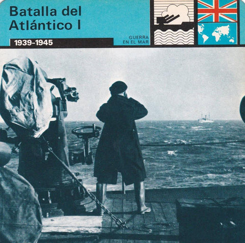 FICHA GUERRA EN EL MAR: BATALLA DEL ATLANTICO I. 1939-1945