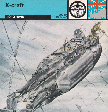 FICHA GUERRA EN EL MAR: X-CRAFT. 1942-1945