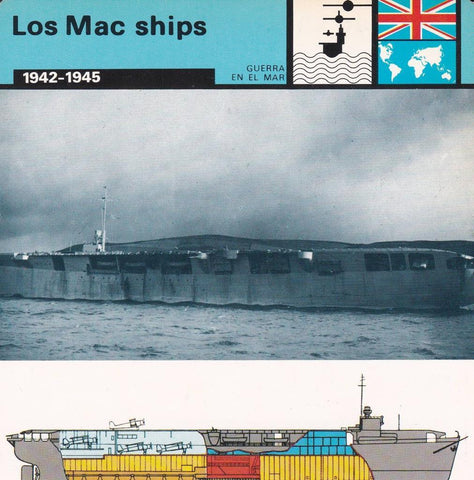 FICHA GUERRA EN EL MAR: LOS MAC SHIPS. 1942-1945