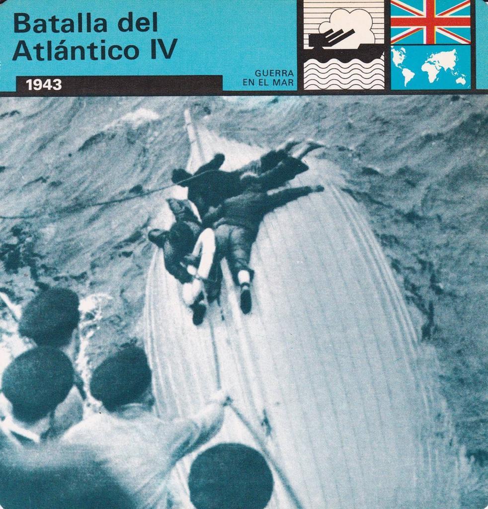 FICHA GUERRA EN EL MAR: BATALLA DEL ATLANTICO IV. 1943