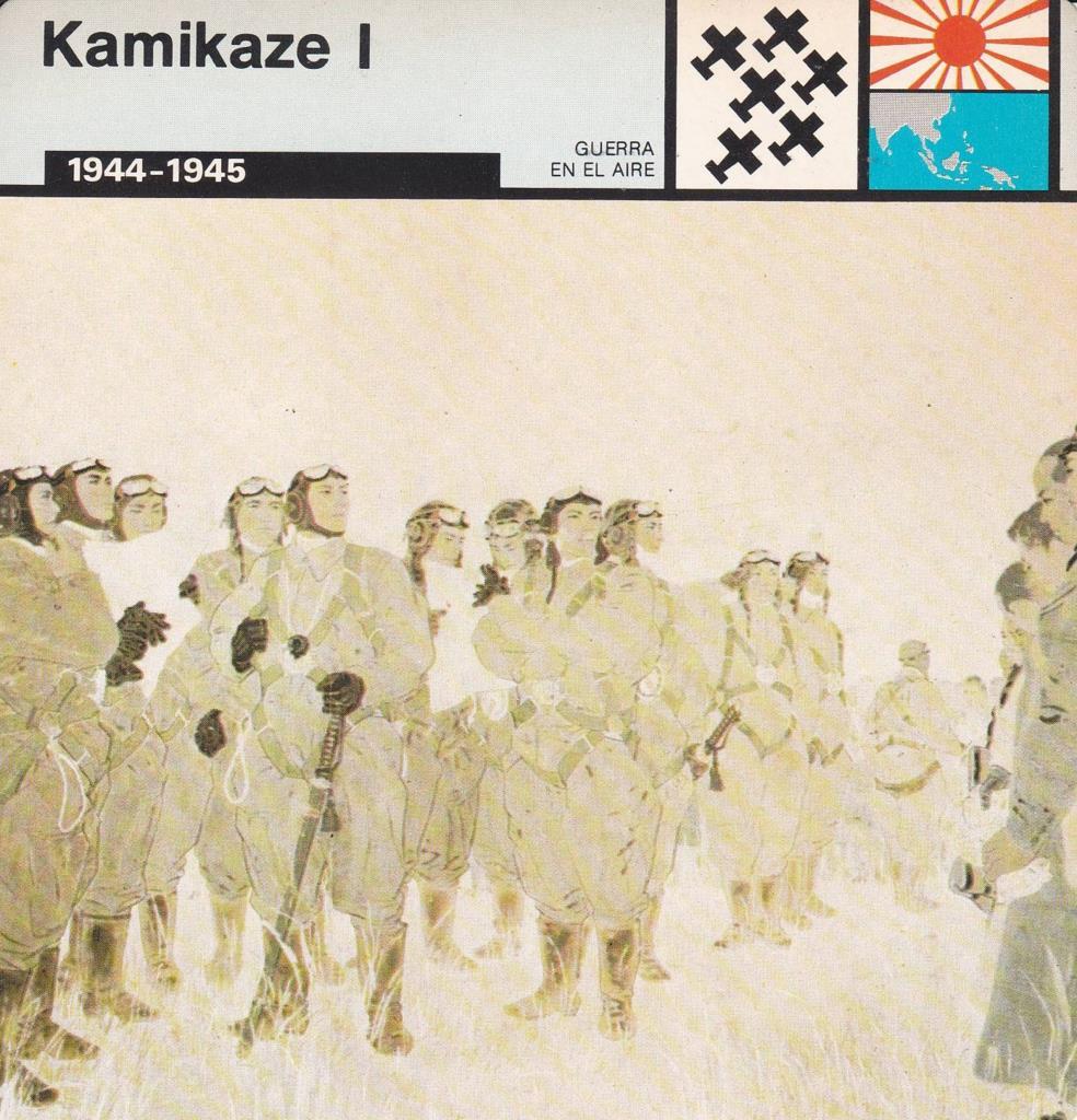 FICHA GUERRA EN EL AIRE: KAMIKAZE I. 1944-1945