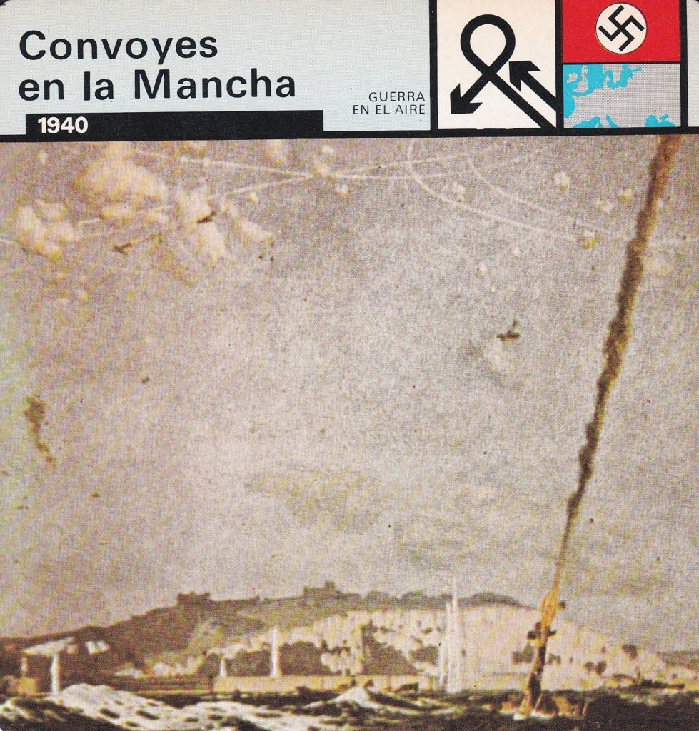 FICHA GUERRA EN EL AIRE: CONVOYES EN LA MANCHA. 1940