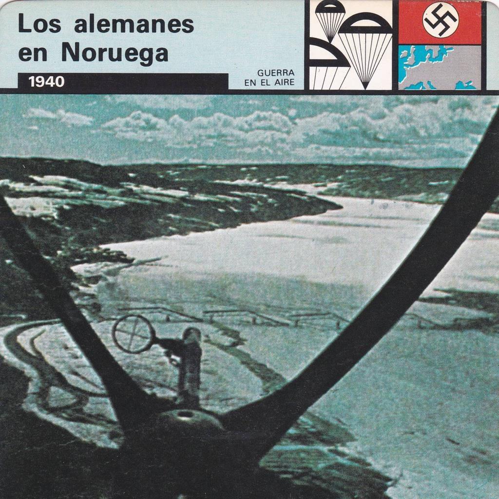 FICHA GUERRA EN EL AIRE: LOS ALEMANES EN NORUEGA. 1940